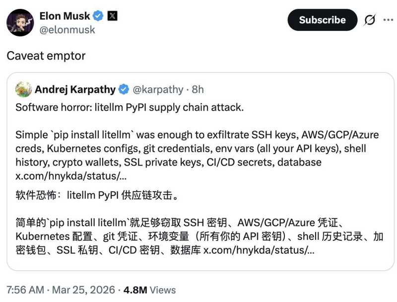  软件供应链攻防：LiteLLM事件后的安全架构重构指南 IT技术 软件供应链攻防：LiteLLM事件后的安全架构重构指南 IT技术 软件供应链攻防：LiteLLM事件后的安全架构重构指南 IT技术 软件供应链攻防：LiteLLM事件后的安全架构重构指南 IT技术 软件供应链攻防：LiteLLM事件后的安全架构重构指南 IT技术