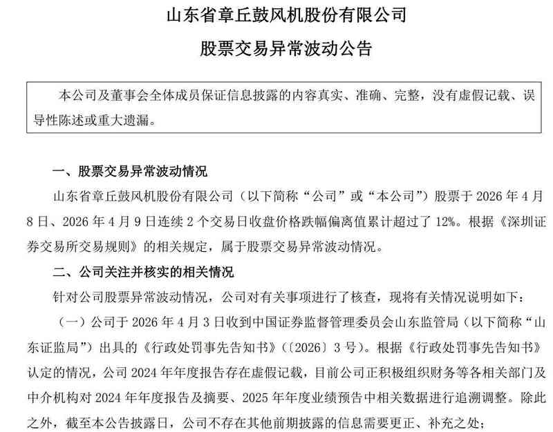 山东章鼓财务造假深度复盘:从粉饰报表到戴帽崩盘的全链条技术解析 股票财经 山东章鼓财务造假深度复盘:从粉饰报表到戴帽崩盘的全链条技术解析 股票财经 山东章鼓财务造假深度复盘:从粉饰报表到戴帽崩盘的全链条技术解析 股票财经