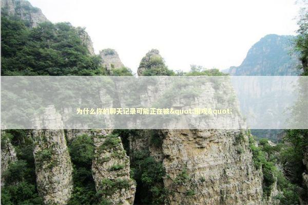 为什么你的聊天记录可能正在被"围观"